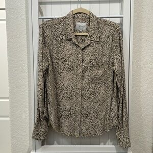 Rails Leopard Button Down Top *BRAND NEW*